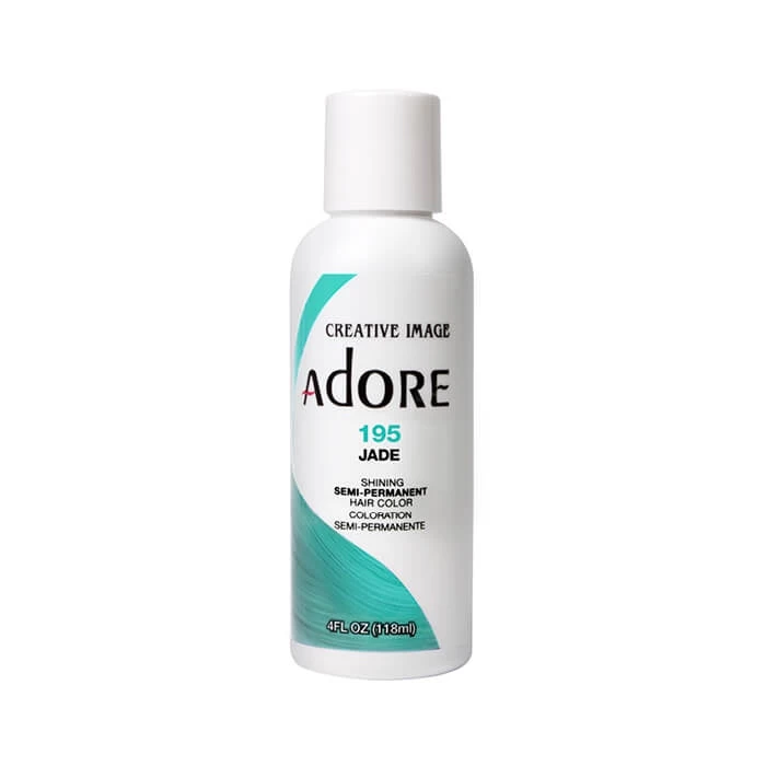 ADORE Semi Permanent Hair Colour Jade #195 118ml 1 ADORE Semi Permanent Hair Colour Jade #195 118ml