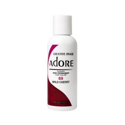 ADORE Semi Permanent Hair Colour Wild Cherry #69 118ml 1 ADORE Semi Permanent Hair Colour Wild Cherry #69 118ml