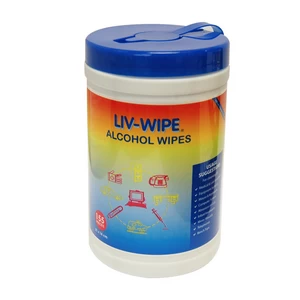 LIVINGSTONE Alcohol Wipes 155pc 1 LIVINGSTONE Alcohol Wipes 155pc