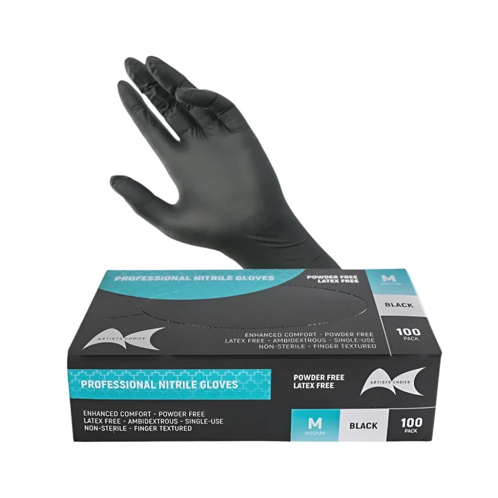 ARTISTS CHOICE Nitrile Gloves Powder Free 100pc 1 ARTISTS CHOICE Nitrile Gloves Powder Free 100pc
