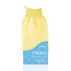 CARONLAB Milano Exfoliating Mitt -Beauty Salon Store CARON Milano Mitt Yellow