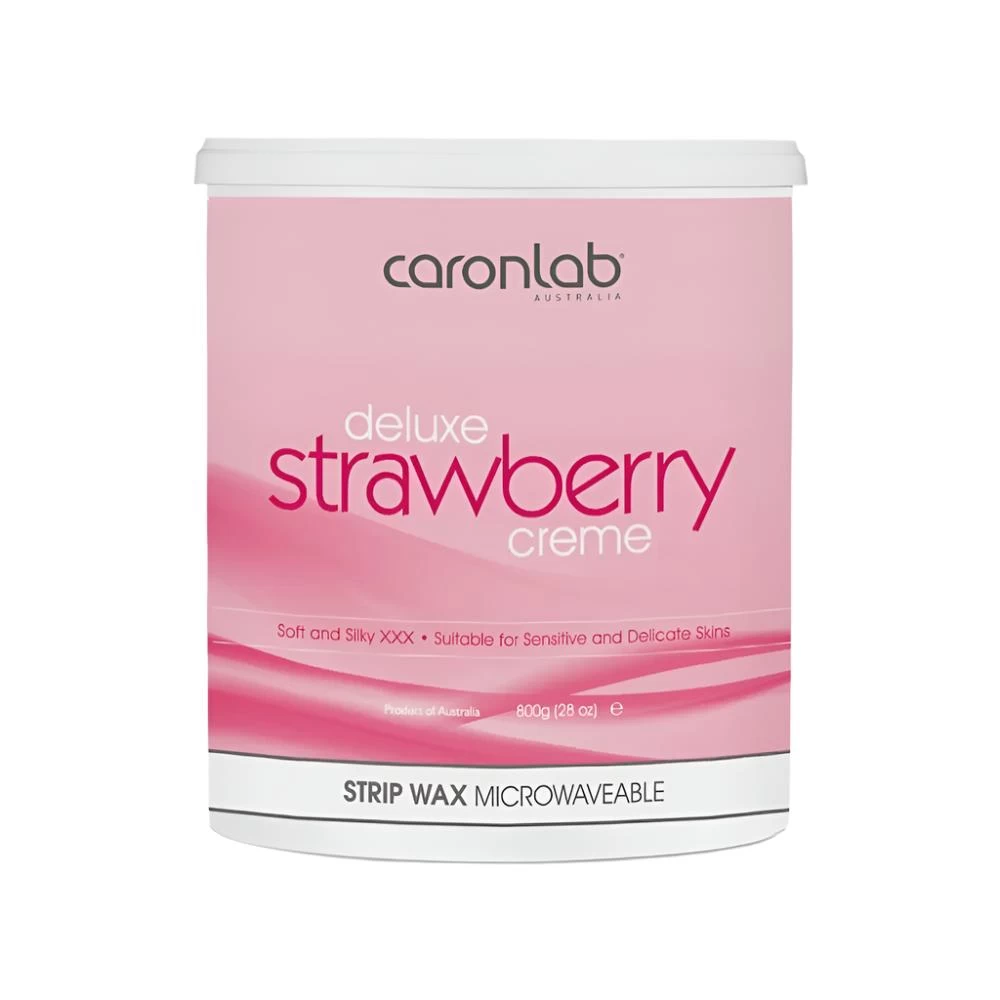 CARONLAB Strawberry Crème Strip Wax 800ml 1 CARONLAB Strawberry Crème Strip Wax 800ml