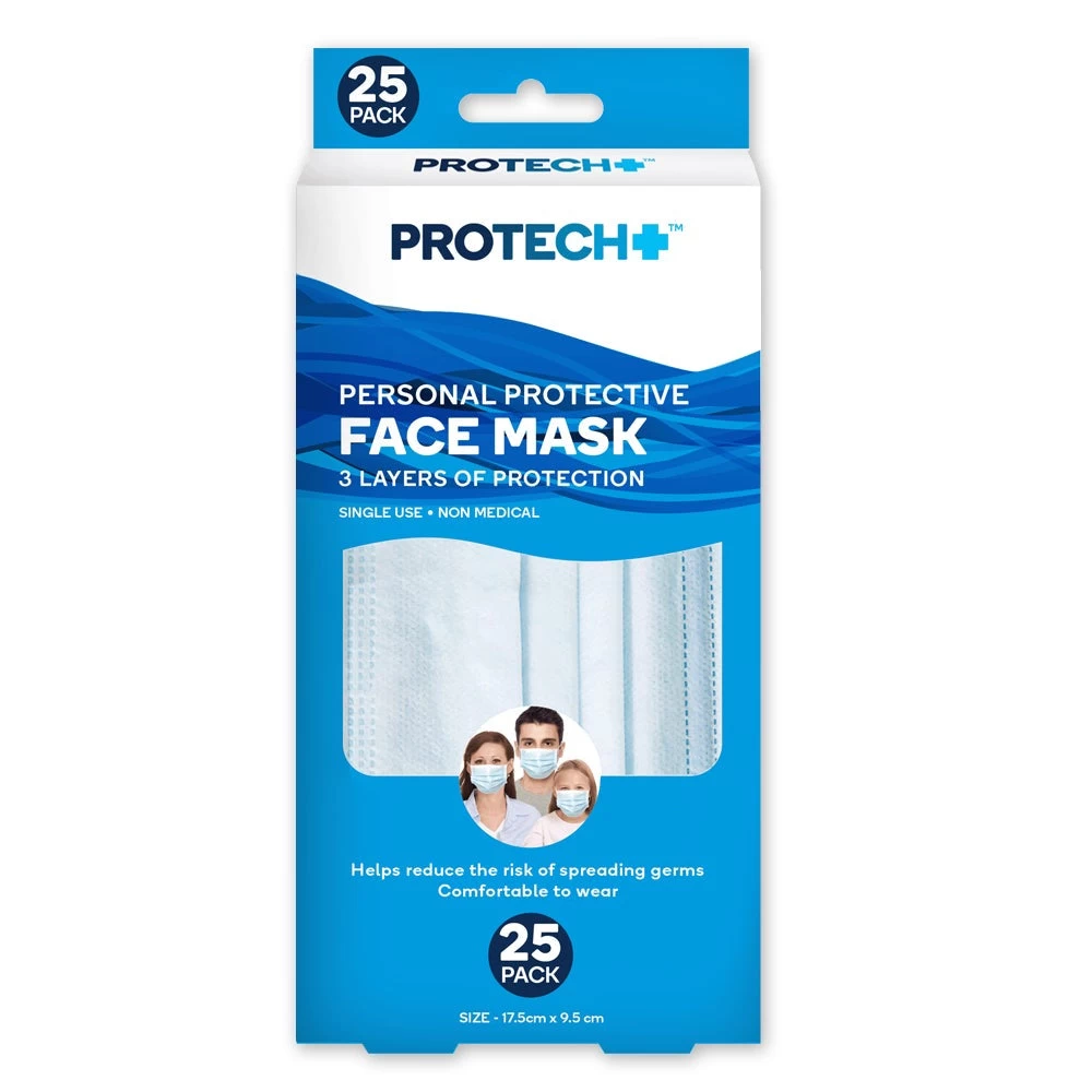 PROTECH+ Disposable Face Masks 2 PROTECH+ Disposable Face Masks - Image 2
