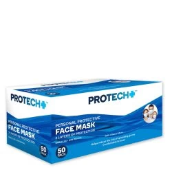 PROTECH+ Disposable Face Masks 6 PROTECH+ Disposable Face Masks -Beauty Salon Store ChemcorpwebsiteProtechimagesfacemask50pk 2048x e425db0a f117 4318 8559 94230f8eda18