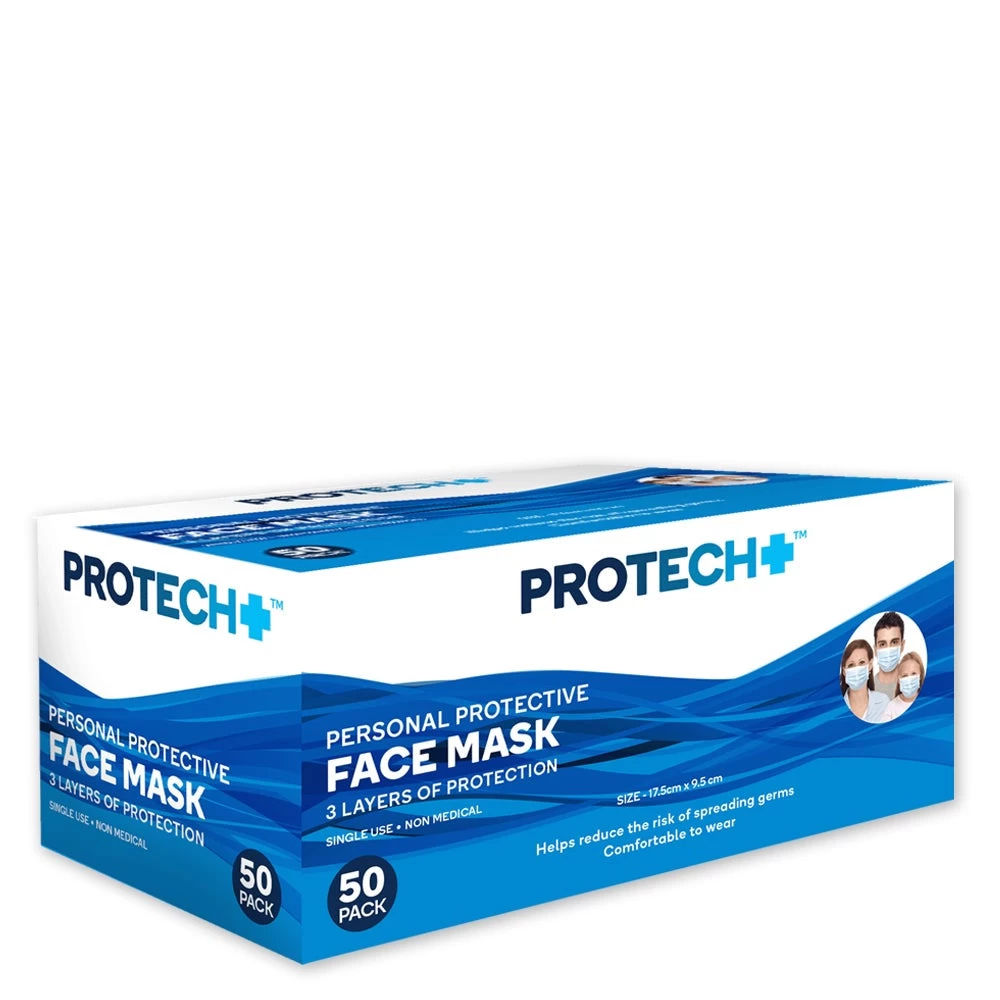 PROTECH+ Disposable Face Masks 3 PROTECH+ Disposable Face Masks - Image 3