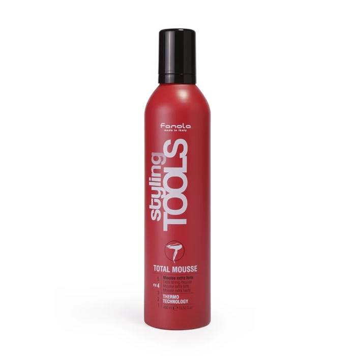 FANOLA Styling Tools Total Mousse Extra Strong Hair Mousse 400ml 1 FANOLA Styling Tools Total Mousse Extra Strong Hair Mousse 400ml