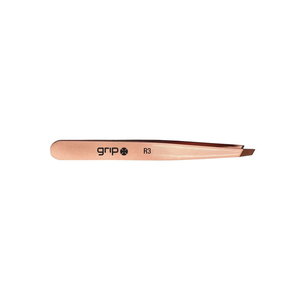 Grip® Tweezers Claw Slanted Tip R3 Matte Rose Gold 1 Grip® Tweezers Claw Slanted Tip R3 Matte Rose Gold