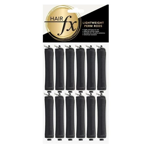 HAIR FX Perm Roller Large Black 12pc 1 HAIR FX Perm Roller Large Black 12pc