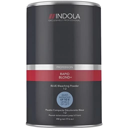 INDOLA Rapid Blond+ Blue Powder Lightener 450g 1 INDOLA Rapid Blond+ Blue Powder Lightener 450g
