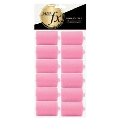HAIR FX Large Foam Rollers 12pc