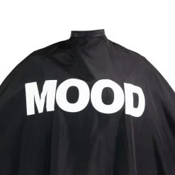 MOOD Cutting Cape Black 5 MOOD Cutting Cape Black -Beauty Salon Store MOODCape LogoCU