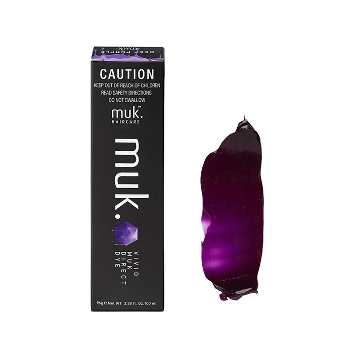 MUK Vivids Direct Dye Deep Purple 100ml 1 MUK Vivids Direct Dye Deep Purple 100ml