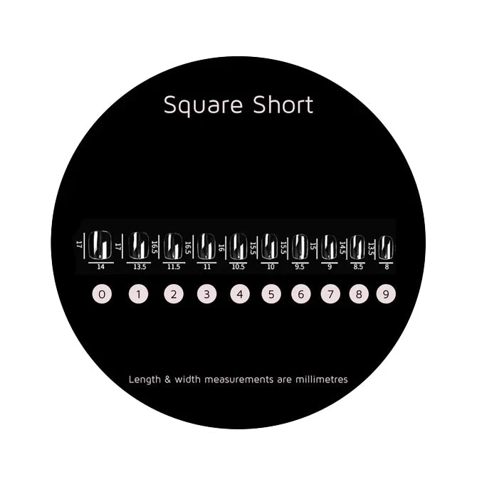MITTY Soft Gel Nail Tips Square Short 550pc 4 MITTY Soft Gel Nail Tips Square Short 550pc - Image 4