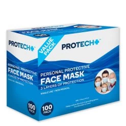 PROTECH+ Disposable Face Masks 7 PROTECH+ Disposable Face Masks -Beauty Salon Store ProtechFaceMask100pack 2048x cd509e63 11df 455e af24 6caa7b2ddea5