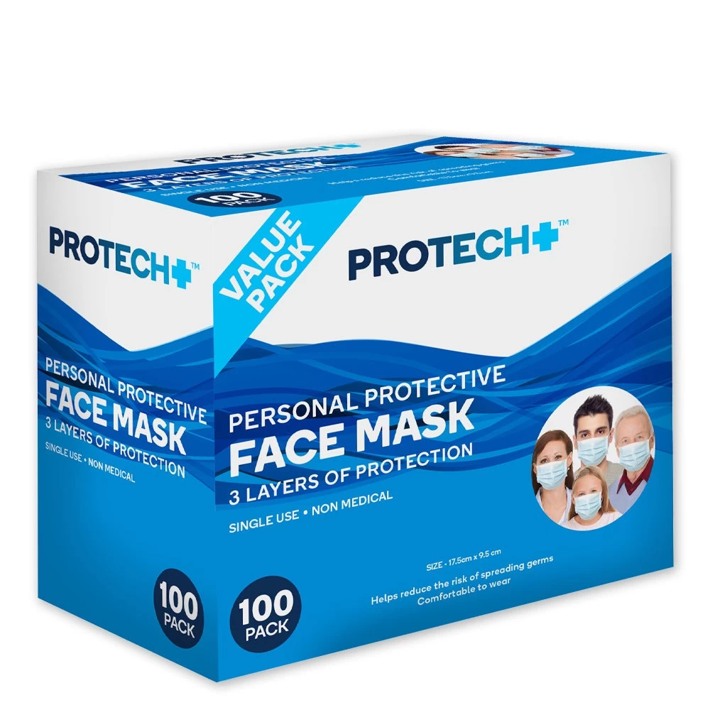 PROTECH+ Disposable Face Masks 4 PROTECH+ Disposable Face Masks - Image 4