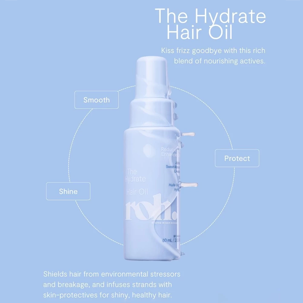 ROH Hydrate Hair Oil 60ml 3 ROH Hydrate Hair Oil 60ml - Image 3