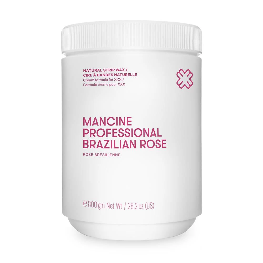MANCINE Brazilian Rose Strip Wax 800g 1 MANCINE Brazilian Rose Strip Wax 800g
