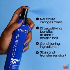 MATRIX Brass Off Leave-in Toning Spray 200ml 6 MATRIX Brass Off Leave-in Toning Spray 200ml -Beauty Salon Store matrix 2022 brass off toning spray 200ml benefits 2000x2000 1