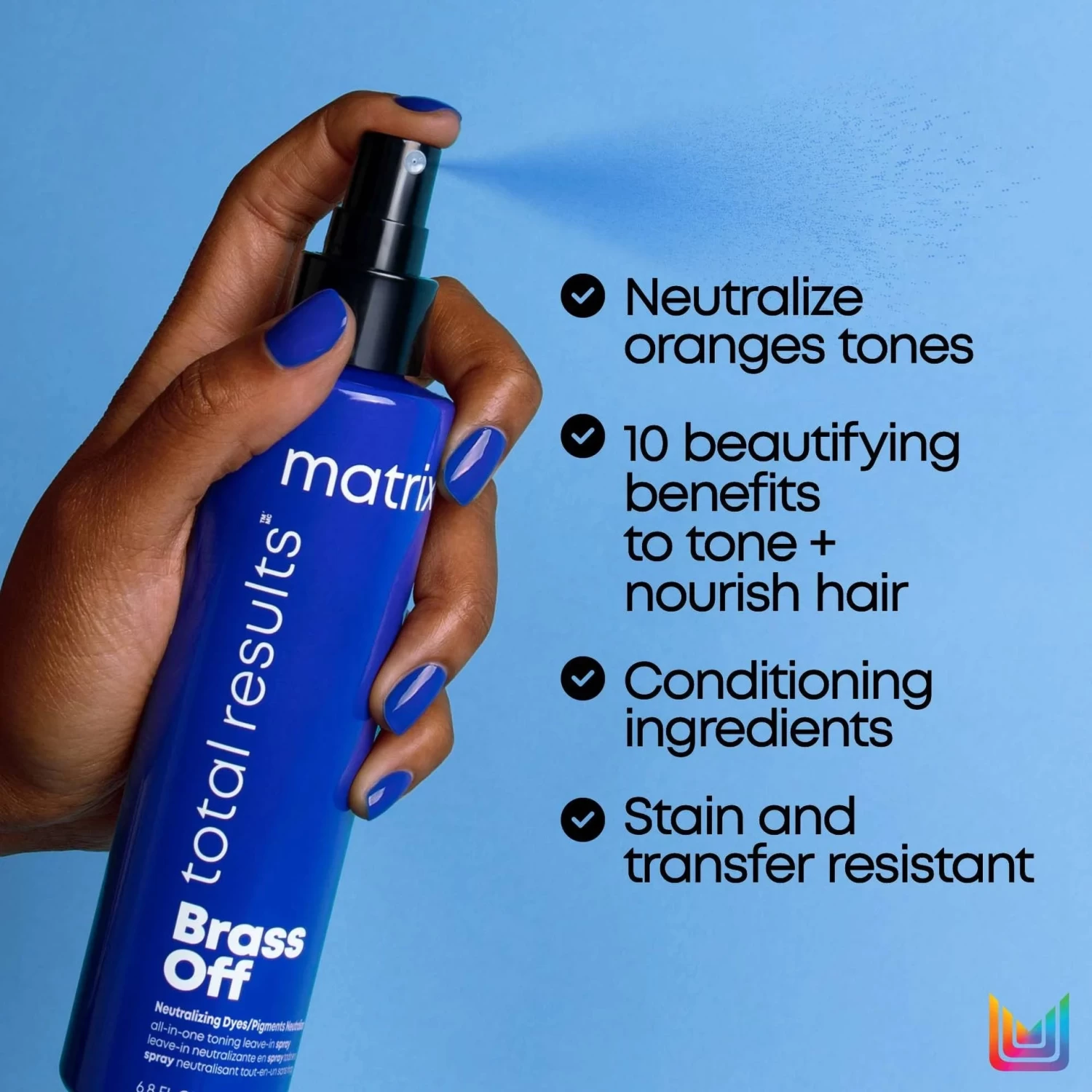 MATRIX Brass Off Leave-in Toning Spray 200ml 3 MATRIX Brass Off Leave-in Toning Spray 200ml - Image 3