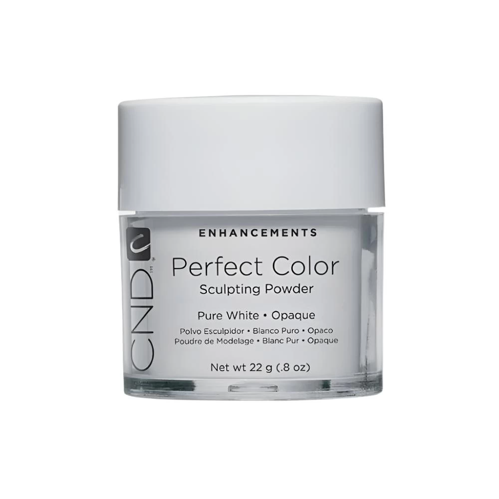 CND Perfect Color Sculpting Powder Pure White Opaque 22g 1 CND Perfect Color Sculpting Powder Pure White Opaque 22g